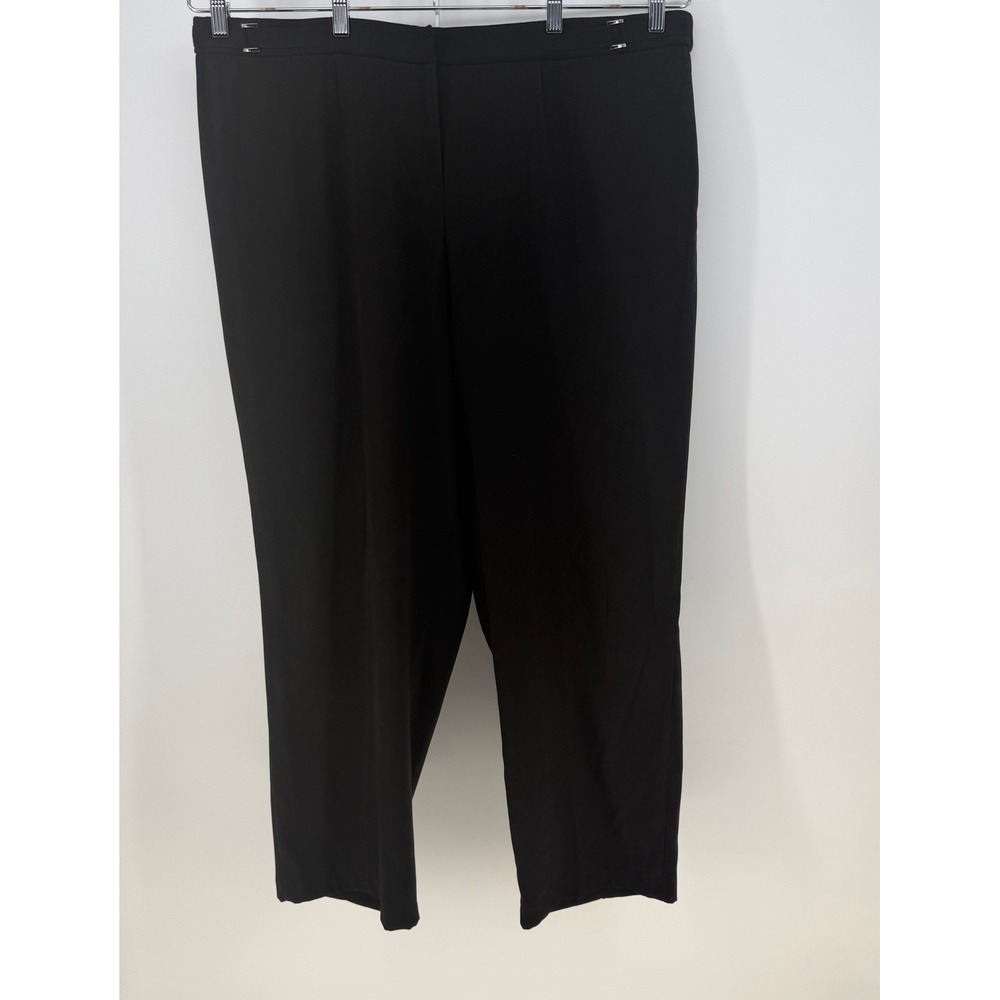 Notations‎ Lined Dress Pants Womens 3X Black Straight Leg Plus Size Versatile